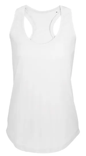 Майка женская Moka 110, белая заказать онлайн со своим дизайном в РПК КБ с доставкой и скидками