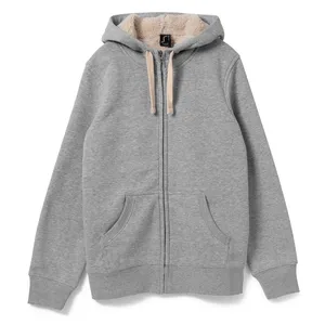 Толстовка унисекс на молнии Sherpa 280, серый меланж заказать онлайн со своим дизайном в РПК КБ с доставкой и скидками