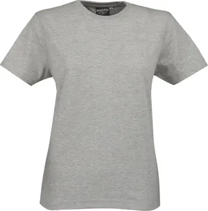 Футболка женская Ladies American T, серый меланж заказать онлайн со своим дизайном в РПК КБ с доставкой и скидками