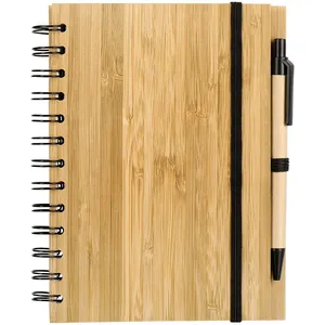 Блокнот на кольцах Bambook с шариковой ручкой заказать онлайн со своим дизайном в РПК КБ с доставкой и скидками