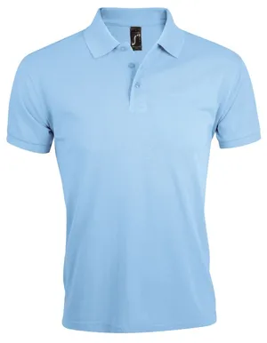 Рубашка поло мужская Prime Men 200 голубая заказать онлайн со своим дизайном в РПК КБ с доставкой и скидками