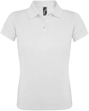 Рубашка поло женская Prime Women 200 белая заказать онлайн со своим дизайном в РПК КБ с доставкой и скидками