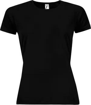 Заказать Футболка женская Sporty Women 140 черная, размер XS с доставкой и скидками