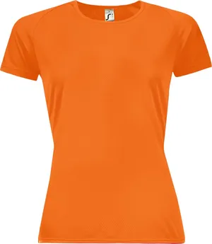 Заказать Футболка женская Sporty Women 140 оранжевый неон, размер XS с доставкой и скидками