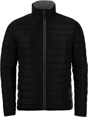 Пуховик легкий мужской Ride Men черный заказать онлайн со своим дизайном в РПК КБ с доставкой и скидками