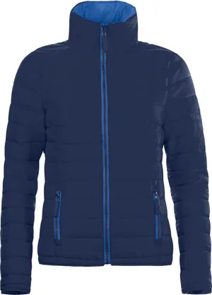 Пуховик легкий женский Ride Women темно-синий заказать онлайн со своим дизайном в РПК КБ с доставкой и скидками