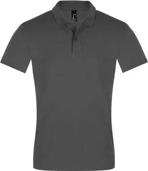 Рубашка поло мужская Perfect Men 180 темно-серая заказать онлайн со своим дизайном в РПК КБ с доставкой и скидками