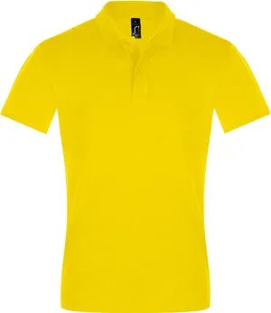 Рубашка поло мужская Perfect Men 180 желтая заказать онлайн со своим дизайном в РПК КБ с доставкой и скидками
