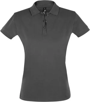 Заказать Рубашка поло женская Perfect Women 180 темно-серая, размер XL с доставкой и скидками