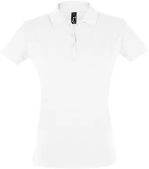 Рубашка поло женская Perfect Women 180 белая заказать онлайн со своим дизайном в РПК КБ с доставкой и скидками