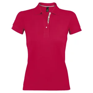 Рубашка поло женская Portland Women 200 красная заказать онлайн со своим дизайном в РПК КБ с доставкой и скидками