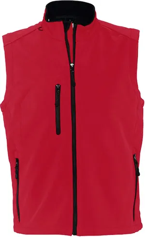 Жилет мужской софтшелл Rallye Men красный заказать онлайн со своим дизайном в РПК КБ с доставкой и скидками