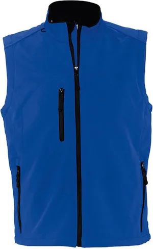 Жилет мужской софтшелл Rallye Men ярко-синий заказать онлайн со своим дизайном в РПК КБ с доставкой и скидками
