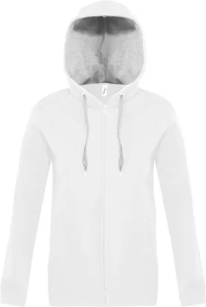 Толстовка женская Soul Women 280 белая заказать онлайн со своим дизайном в РПК КБ с доставкой и скидками