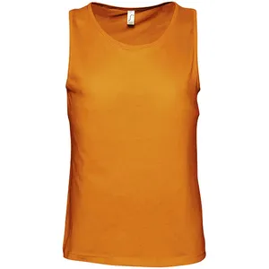 Майка мужская Justin 150, оранжевая заказать онлайн со своим дизайном в РПК КБ с доставкой и скидками