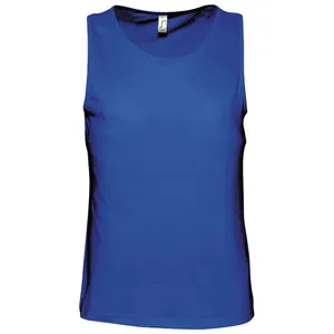 Майка мужская Justin 150, ярко-синяя заказать онлайн со своим дизайном в РПК КБ с доставкой и скидками