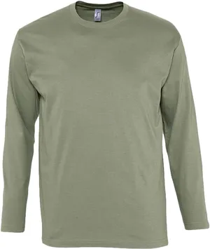 Футболка с длинным рукавом Monarch 150, хаки заказать онлайн со своим дизайном в РПК КБ с доставкой и скидками