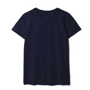 Заказать Футболка женская T-bolka Stretch Lady, темно-синяя (navy), размер XL с доставкой и скидками