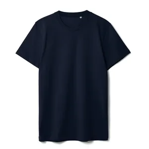 Заказать Футболка мужская T-bolka Stretch, темно-синяя (navy), размер XL с доставкой и скидками
