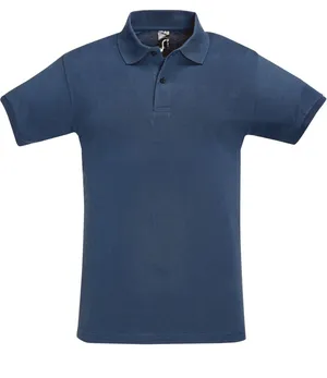 Рубашка поло мужская Perfect Men синий джинс заказать онлайн со своим дизайном в РПК КБ с доставкой и скидками