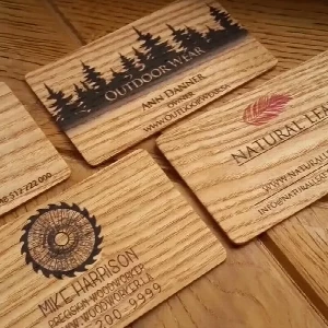 ДЕРЕВЯННЫЕ визитки заказать онлайн со своим дизайном в РПК КБ с доставкой и скидками