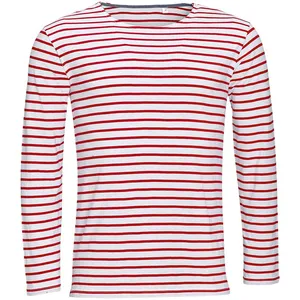 Футболка мужская Marine Men, белая с красным заказать онлайн со своим дизайном в РПК КБ с доставкой и скидками