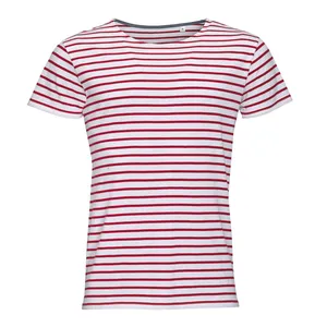 Футболка Miles Men белая с красным заказать онлайн со своим дизайном в РПК КБ с доставкой и скидками