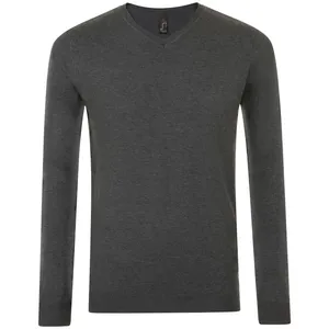 Пуловер мужской Glory Men, черный меланж заказать онлайн со своим дизайном в РПК КБ с доставкой и скидками