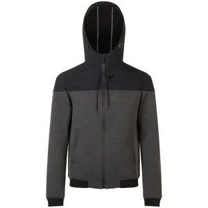 Куртка унисекс Voltage, черный меланж с черным заказать онлайн со своим дизайном в РПК КБ с доставкой и скидками