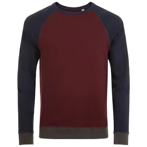 Толстовка унисекс Sandro, бордовая с темно-синим заказать онлайн со своим дизайном в РПК КБ с доставкой и скидками