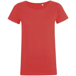 Футболка женская Mia, красная заказать онлайн со своим дизайном в РПК КБ с доставкой и скидками