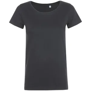 Футболка женская Mia, серая заказать онлайн со своим дизайном в РПК КБ с доставкой и скидками