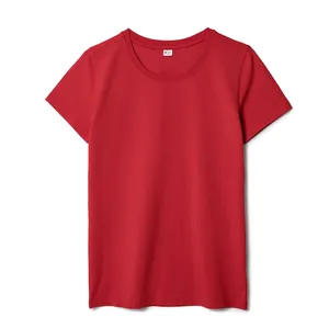 Заказать Футболка женская T-bolka Stretch Lady, темно-красная, размер XL с доставкой и скидками