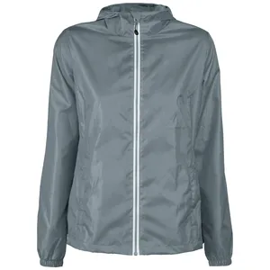 Ветровка женская Fastplant серая заказать онлайн со своим дизайном в РПК КБ с доставкой и скидками