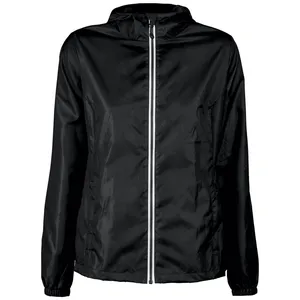 Ветровка женская Fastplant черная заказать онлайн со своим дизайном в РПК КБ с доставкой и скидками